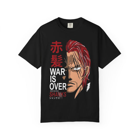 Unisex Anime War is Over T-shirt with Bold Message - Perfect for Fans, Gifts, Events, Merch, Streetwear, and Casual Wear