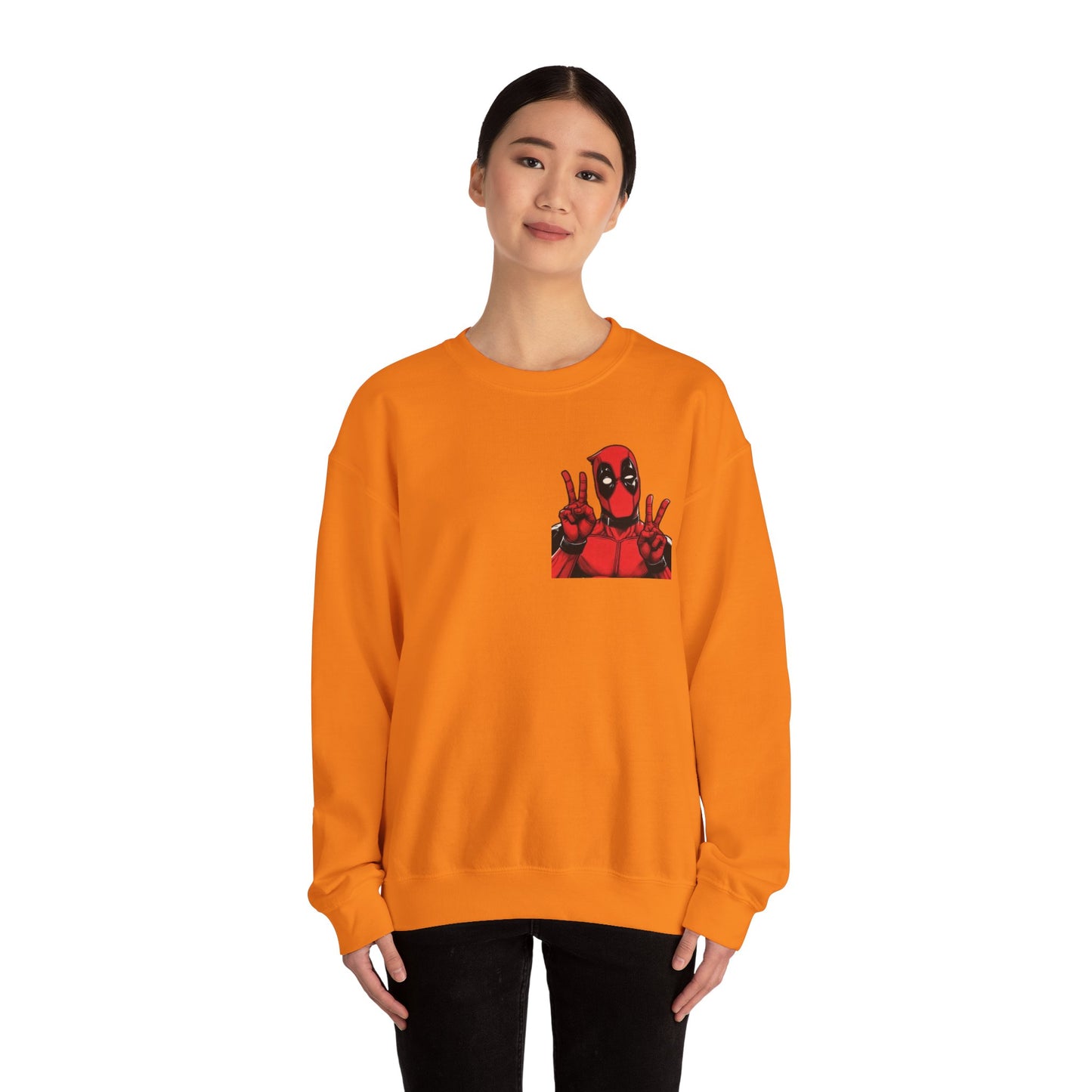 Deadpool Graphic Sweatshirt, Unisex Crewneck Sweatshirt for Comic Fans, Perfect for Casual Wear, Gift for Birthdays, Movie Nights, and [...]
