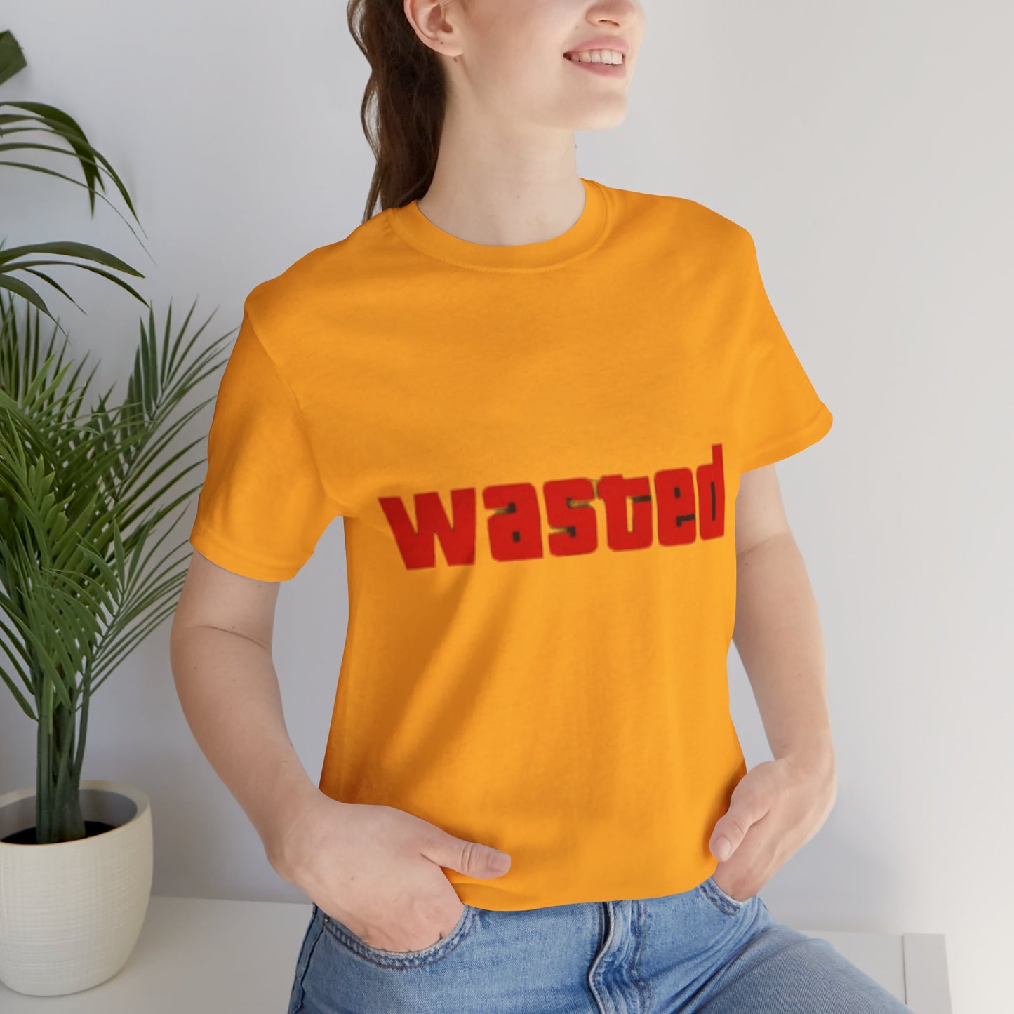 Wasted Graphic Tee - Unisex Short Sleeve Shirt for Party Lovers, Funny Gift, Casual Wear, Comfortable Top, Weekend Vibes and Games