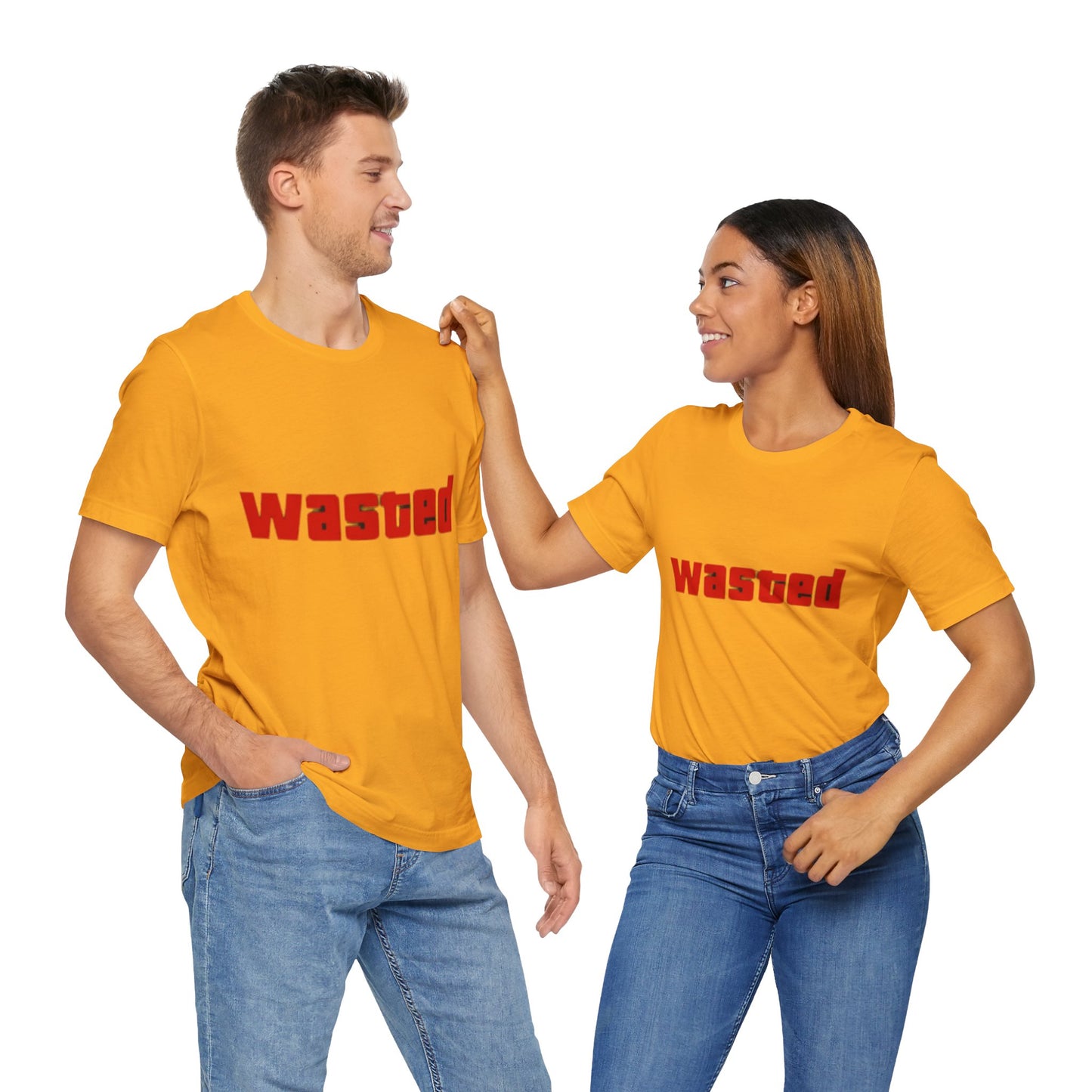 Wasted Graphic Tee - Unisex Short Sleeve Shirt for Party Lovers, Funny Gift, Casual Wear, Comfortable Top, Weekend Vibes and Games