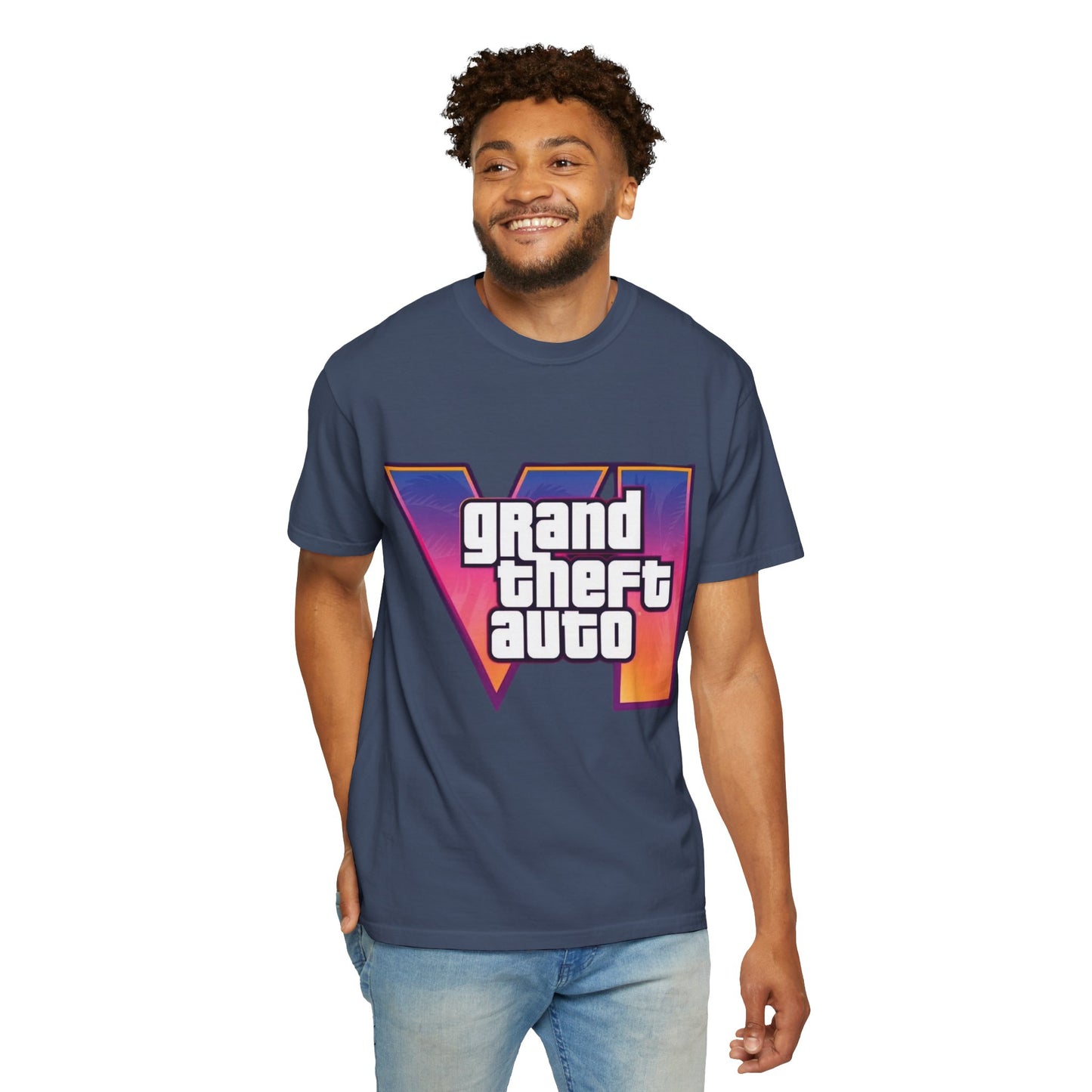 Vice City 6 Tee – VI Inspired Tshirt | Unisex Gamer Tee, Gift for Gamers, Casual Streetwear, Video Game Apparel, Game Night Must-Have