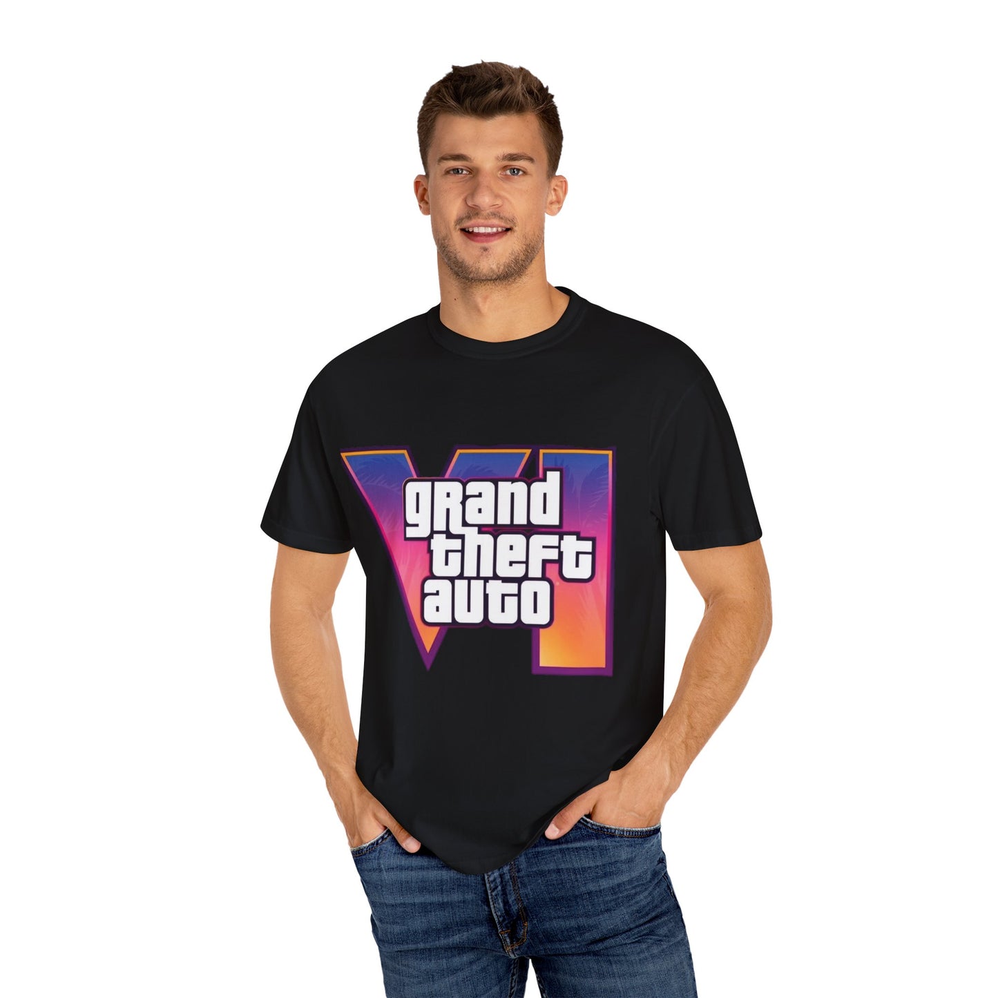 Vice City 6 Tee – VI Inspired Tshirt | Unisex Gamer Tee, Gift for Gamers, Casual Streetwear, Video Game Apparel, Game Night Must-Have