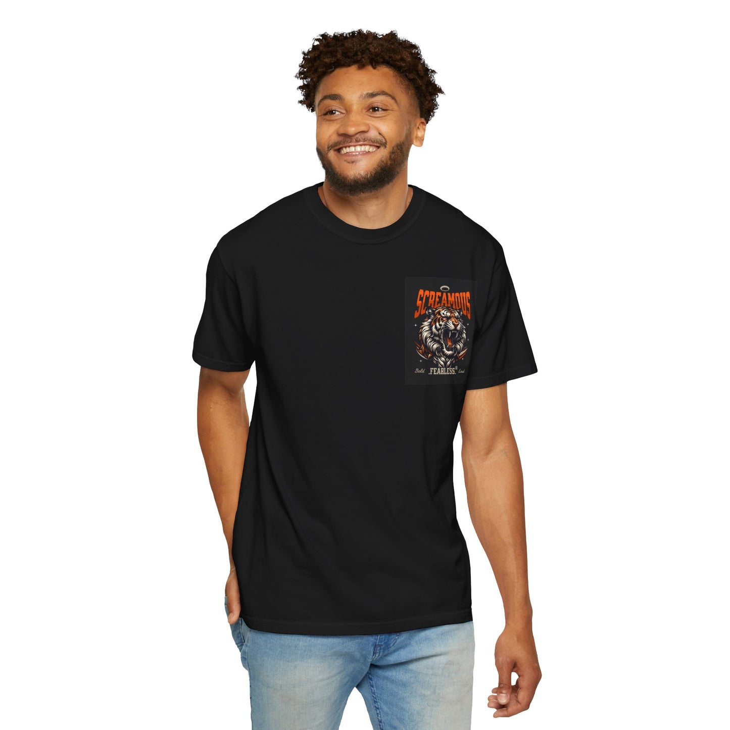 Empowering Tiger Graphic T-Shirt - Unisex Vintage Style Tee for Positive Vibes, Perfect Gift for Hope and Motivation