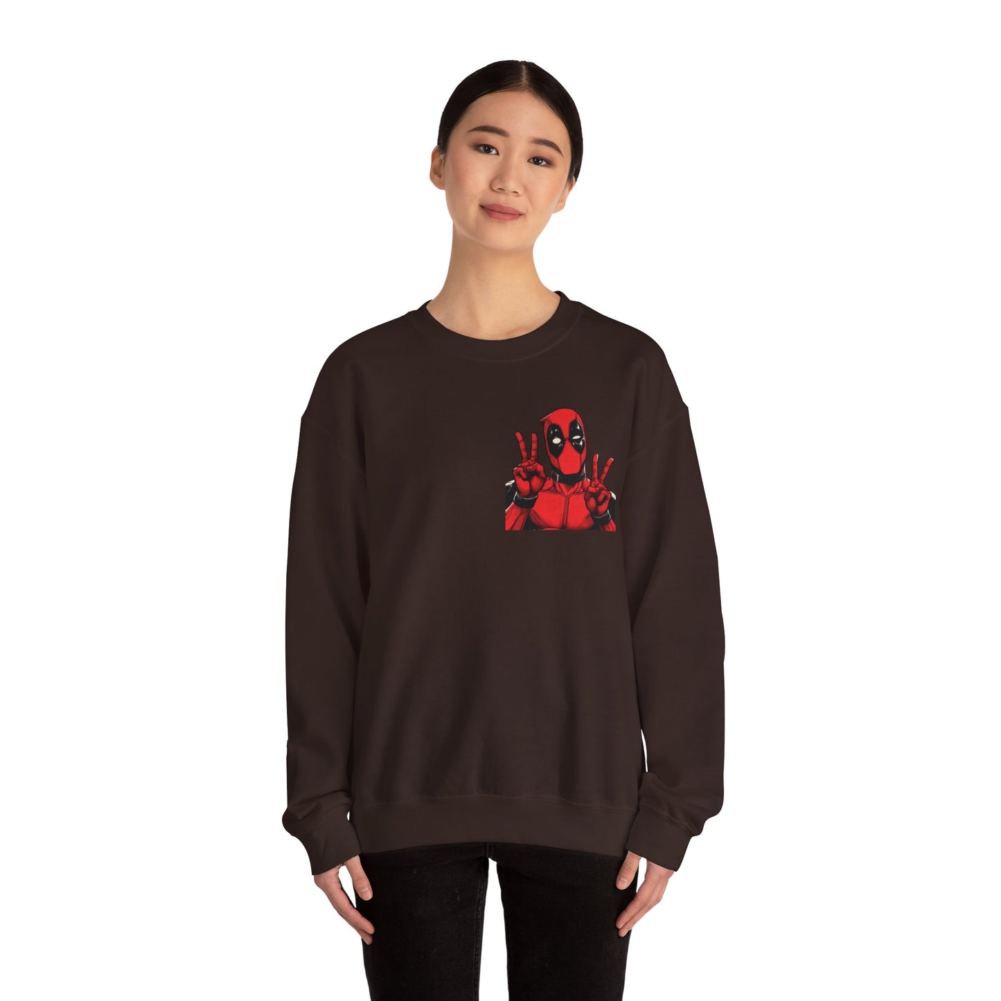 Deadpool Graphic Sweatshirt, Unisex Crewneck Sweatshirt for Comic Fans, Perfect for Casual Wear, Gift for Birthdays, Movie Nights, and [...]