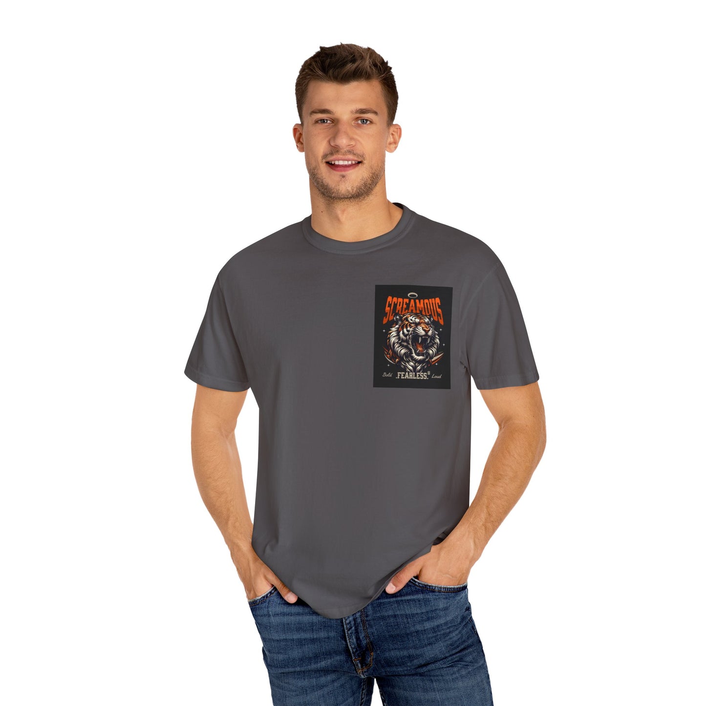 Empowering Tiger Graphic T-Shirt - Unisex Vintage Style Tee for Positive Vibes, Perfect Gift for Hope and Motivation