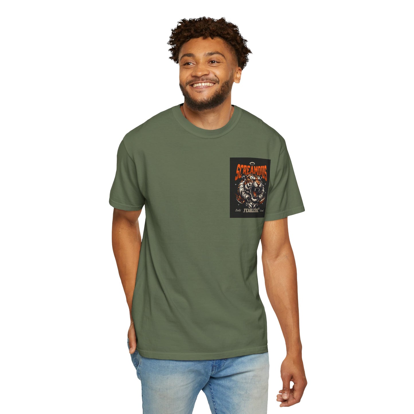 Empowering Tiger Graphic T-Shirt - Unisex Vintage Style Tee for Positive Vibes, Perfect Gift for Hope and Motivation