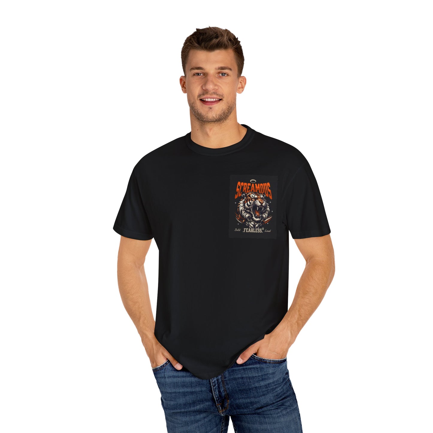 Empowering Tiger Graphic T-Shirt - Unisex Vintage Style Tee for Positive Vibes, Perfect Gift for Hope and Motivation