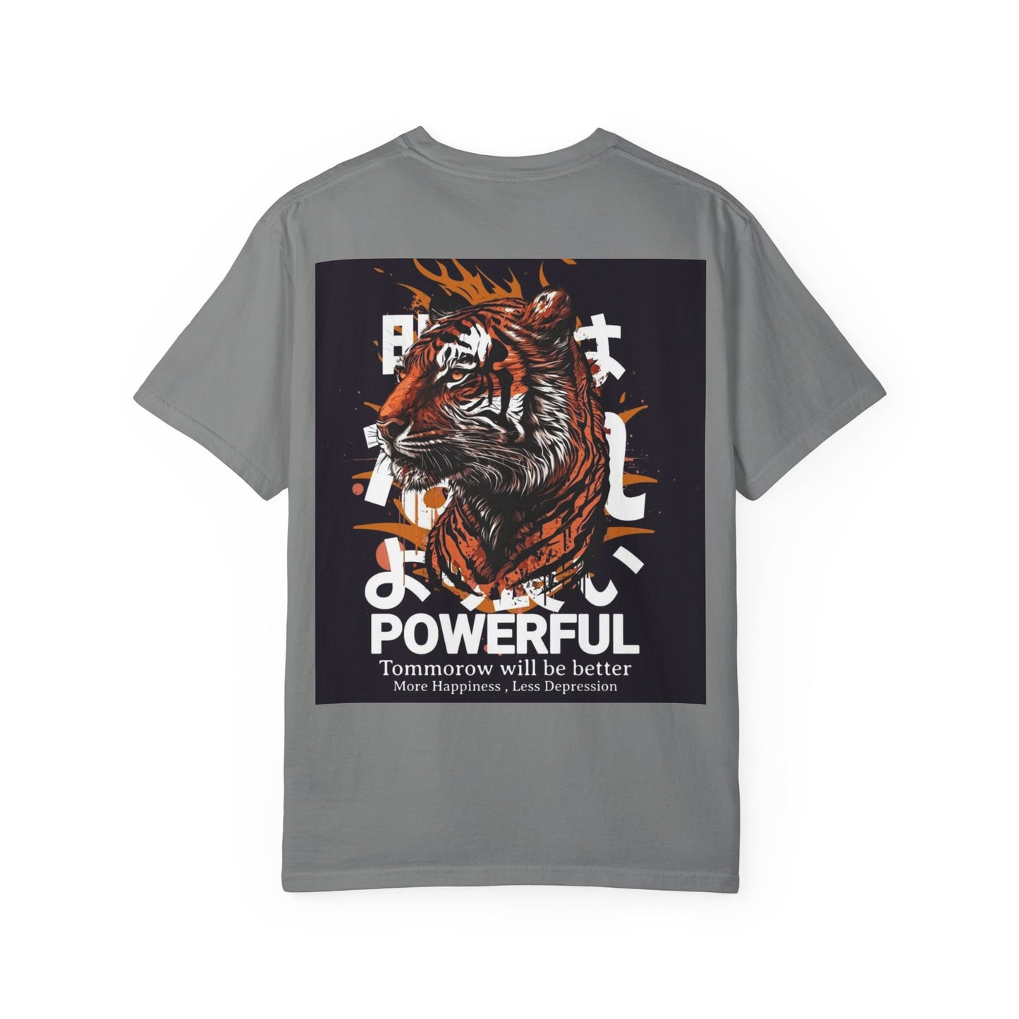 Empowering Tiger Graphic T-Shirt - Unisex Vintage Style Tee for Positive Vibes, Perfect Gift for Hope and Motivation